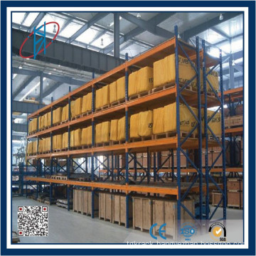 Steel pallet racking